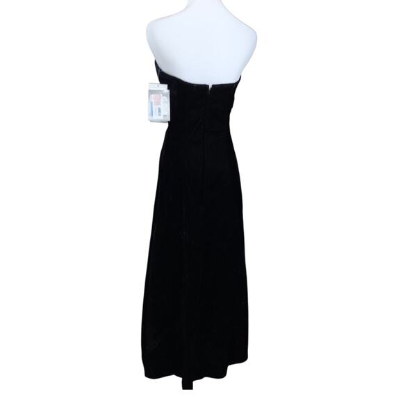 NEW Y2K SCOTT MCCLINTOCK Dress Crushed Velvet READ Small Formal Prom Vintage 00s - Picture 3 of 16